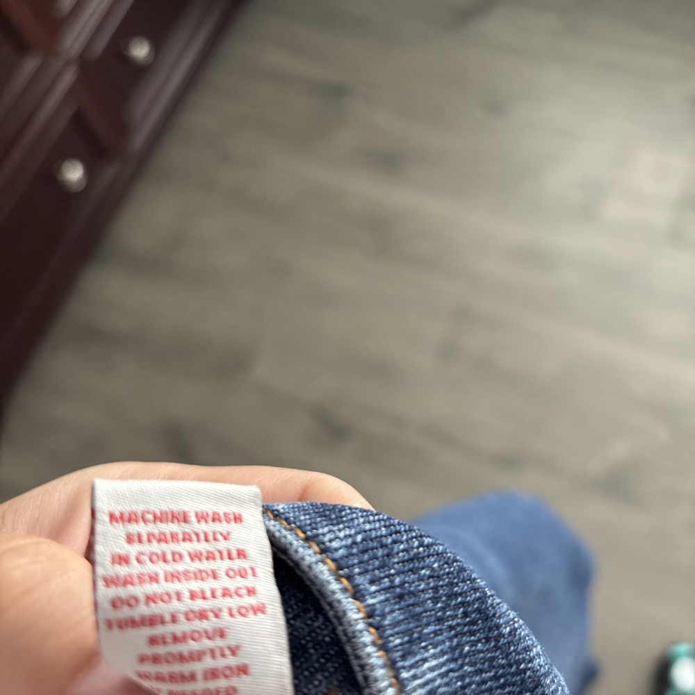 Molly & Isadora Girlfriend High Rise Jeans Womens Plus size 26W Distressed - Picture 13 of 13